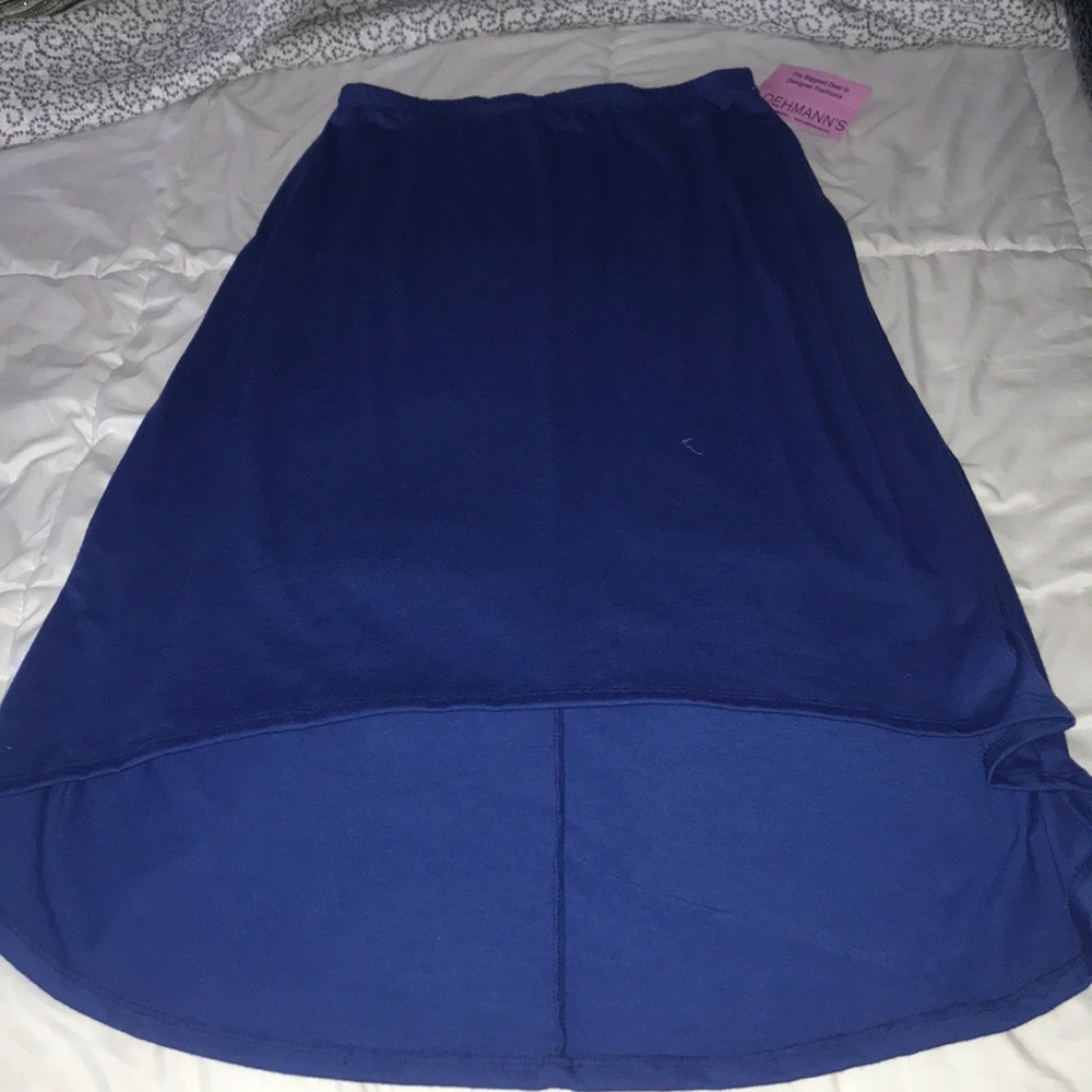 High Low Royal Blue skirt